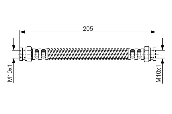 Furtun frana 1 987 476 686 BOSCH