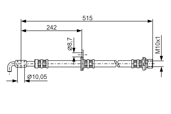 Furtun frana 1 987 476 780 BOSCH