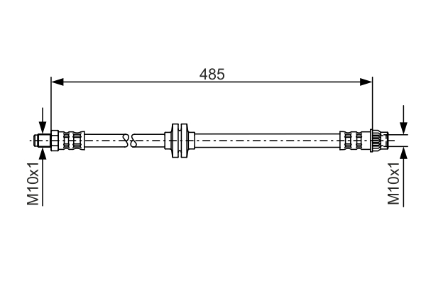 Furtun frana 1 987 476 827 BOSCH