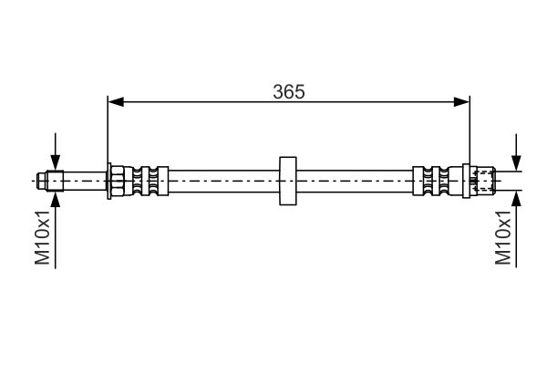 Furtun frana 1 987 476 851 BOSCH