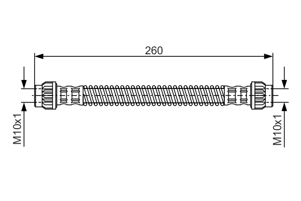 Furtun frana 1 987 476 869 BOSCH