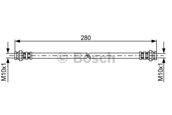 Furtun frana 1 987 476 985 BOSCH