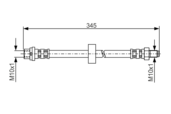 Furtun frana 1 987 481 168 BOSCH