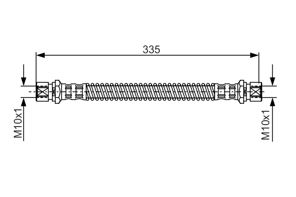Furtun frana 1 987 481 281 BOSCH