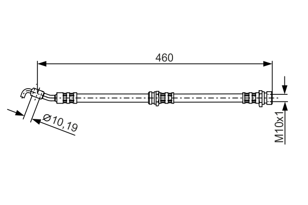 Furtun frana 1 987 481 288 BOSCH
