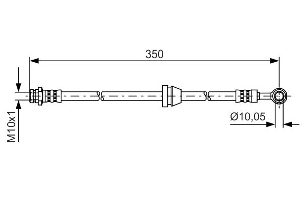 Furtun frana 1 987 481 388 BOSCH