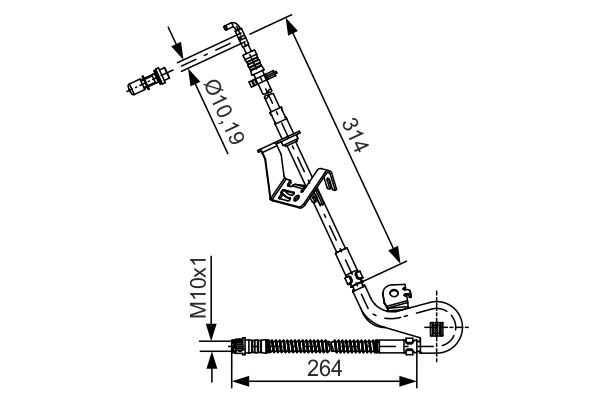 Furtun frana 1 987 481 427 BOSCH