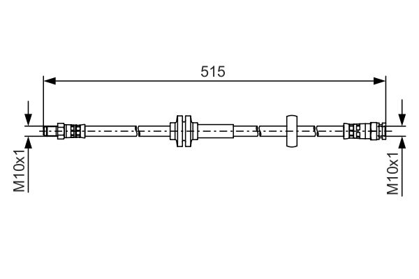 Furtun frana 1 987 481 482 BOSCH