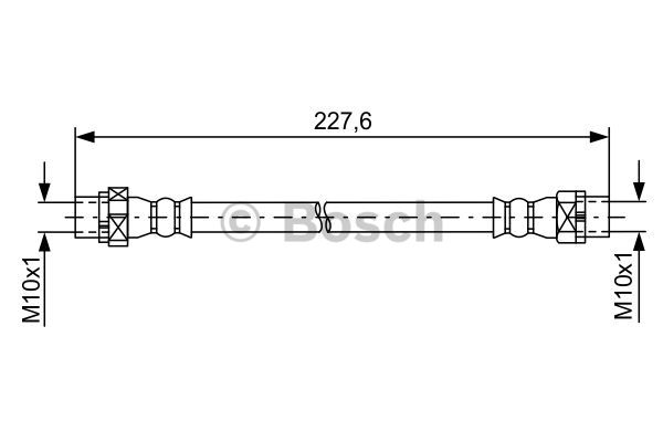 Furtun frana 1 987 481 582 BOSCH