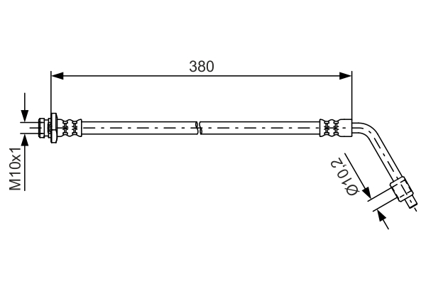 Furtun frana 1 987 481 623 BOSCH