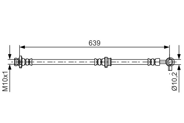 Furtun frana 1 987 481 696 BOSCH