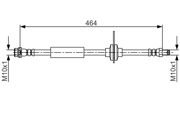 Furtun frana 1 987 481 702 BOSCH