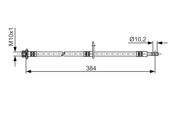 Furtun frana 1 987 481 A54 BOSCH