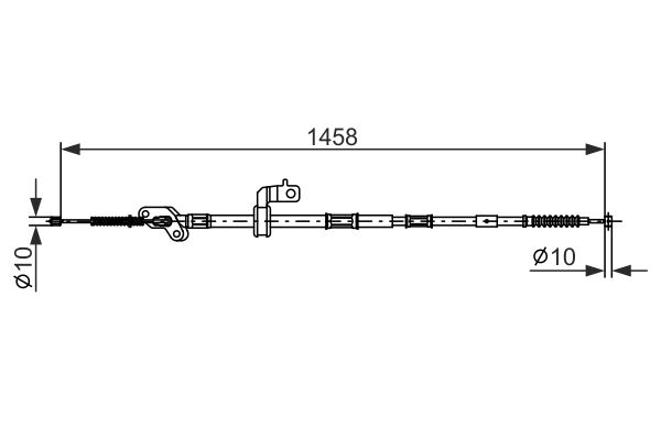 Cablu, frana de parcare 1 987 482 903 BOSCH