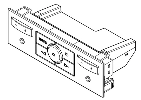radio-CD 7 643 119 611 BOSCH