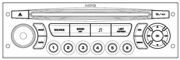 radio-CD 7 649 136 692 BOSCH