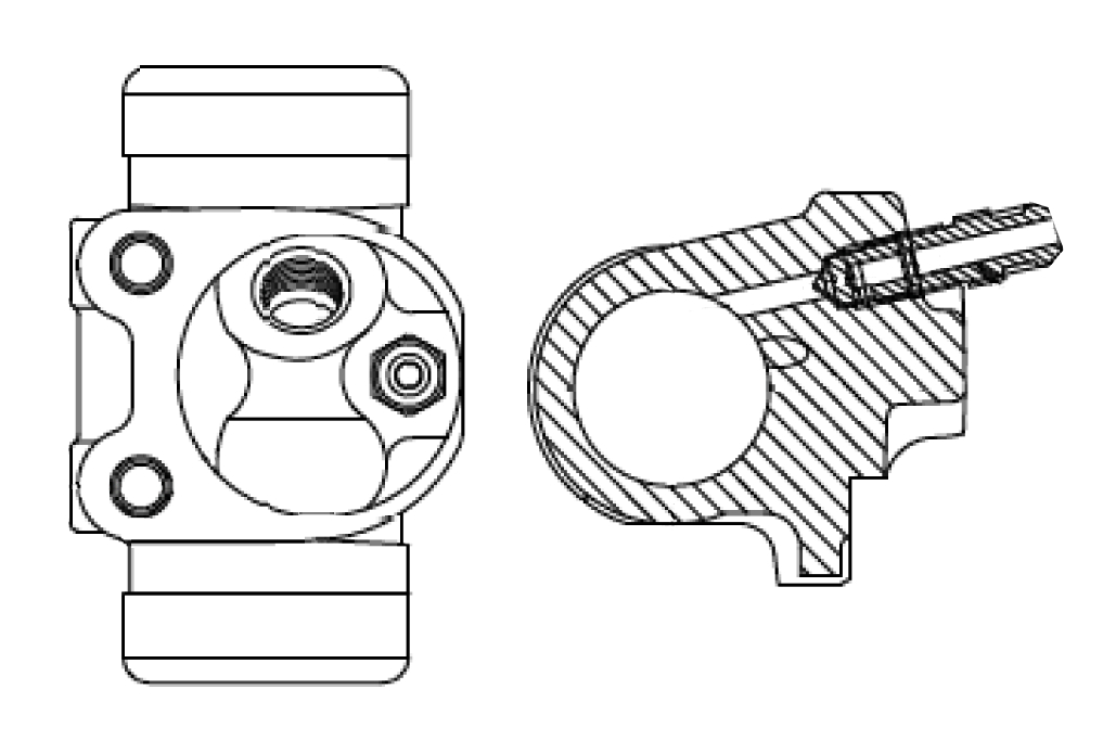 Cilindru receptor frana F 026 002 072 BOSCH