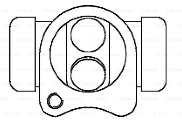Cilindru receptor frana F 026 002 345 BOSCH