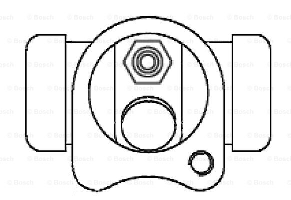 Cilindru receptor frana F 026 002 346 BOSCH