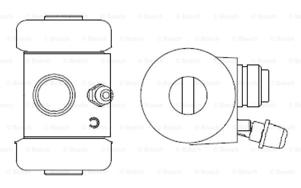 Cilindru receptor frana F 026 002 355 BOSCH