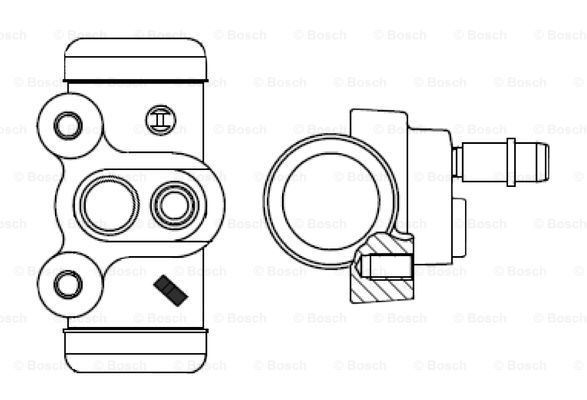 Cilindru receptor frana F 026 002 370 BOSCH