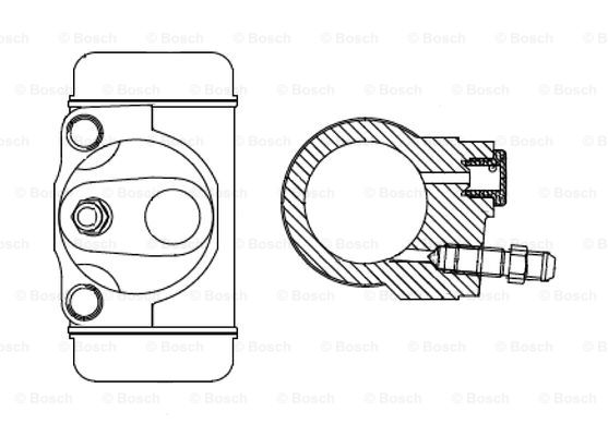 Cilindru receptor frana F 026 002 375 BOSCH