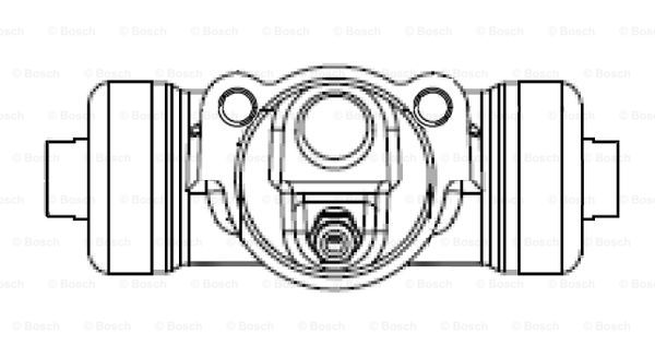 Cilindru receptor frana F 026 002 386 BOSCH