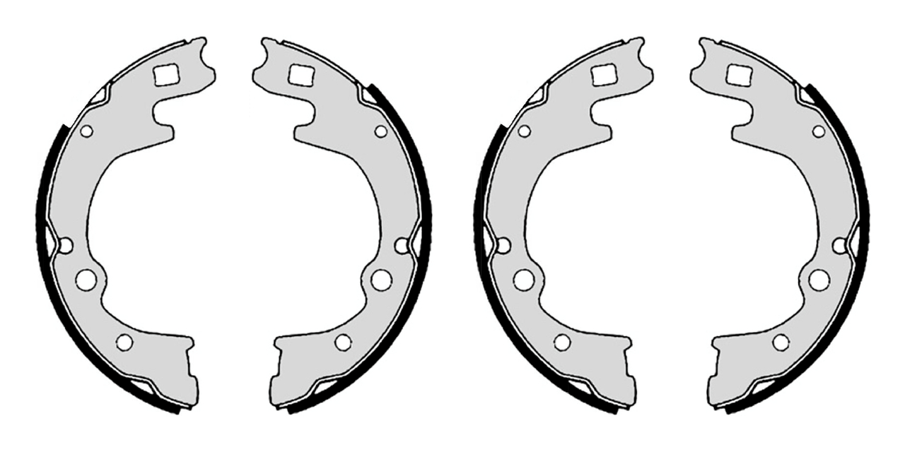 Set saboti frana F 026 008 017 BOSCH