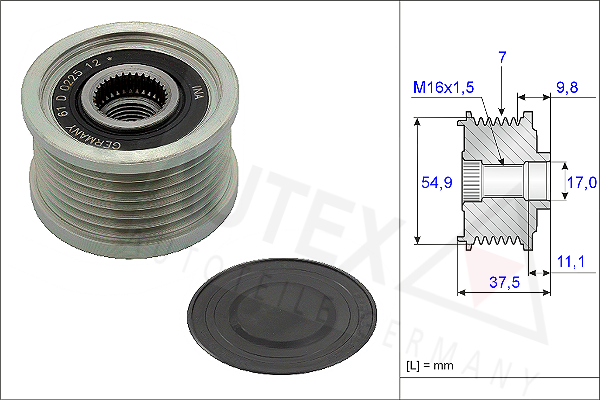 Sistem roata libera, generator 654804 AUTEX