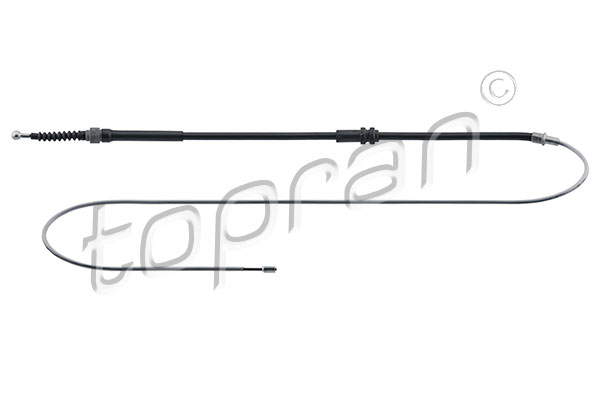 Cablu, frana de parcare 116 397 TOPRAN