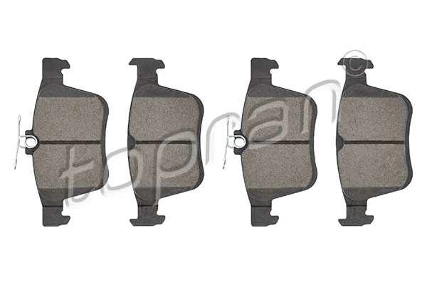 set placute frana,frana disc 115 815 TOPRAN