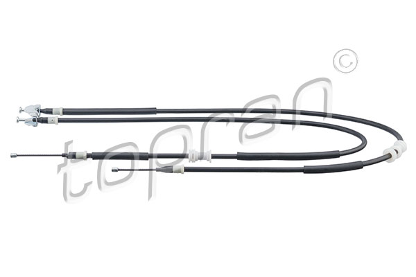 Cablu, frana de parcare 207 367 TOPRAN