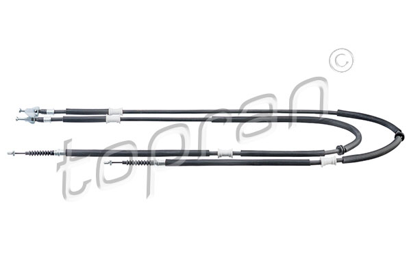 Cablu, frana de parcare 207 368 TOPRAN