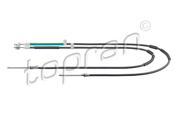 Cablu, frana de parcare 301 332 TOPRAN