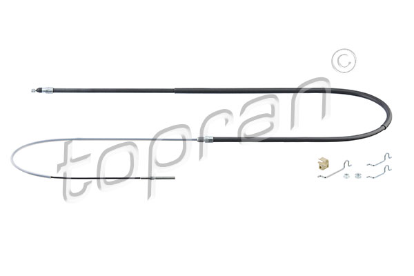 Cablu, frana de parcare 501 090 TOPRAN
