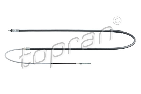 Cablu, frana de parcare 501 099 TOPRAN