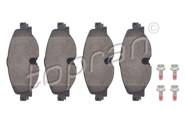 set placute frana,frana disc 116 955 TOPRAN