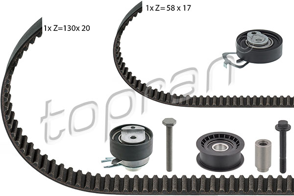 Set curea de distributie 111 195 TOPRAN