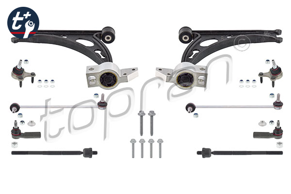 Set, suspensie roata 629 709 TOPRAN