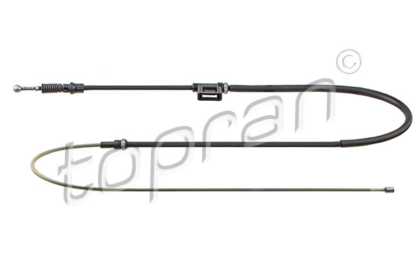 Cablu, frana de parcare 117 692 TOPRAN