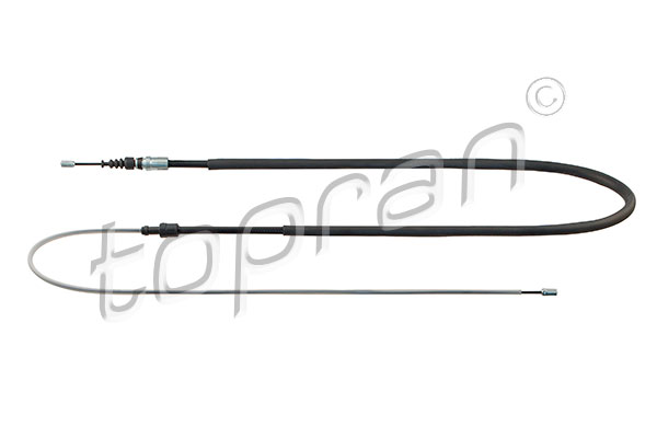 Cablu, frana de parcare 721 672 TOPRAN