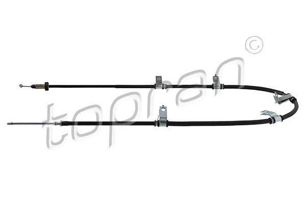 Cablu, frana de parcare 820 758 TOPRAN