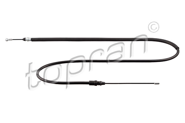 Cablu, frana de parcare 207 369 TOPRAN