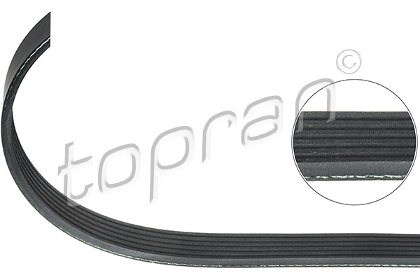 Curea transmisie cu caneluri 300 965 TOPRAN
