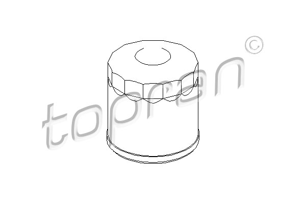 Filtru ulei 207 483 TOPRAN