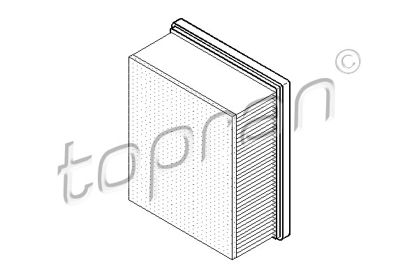 Filtru aer 721 012 TOPRAN