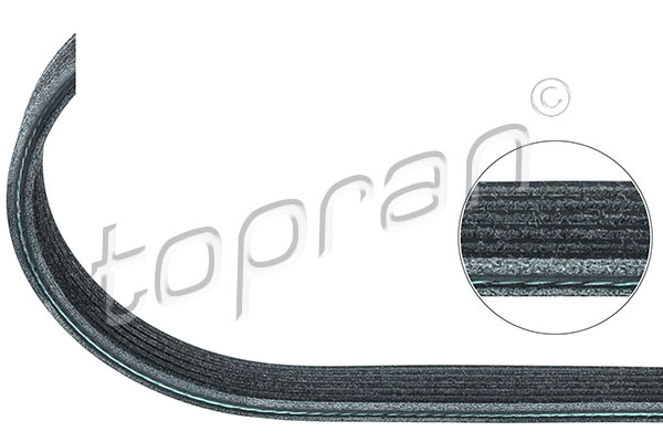 Curea transmisie cu caneluri 109 865 TOPRAN
