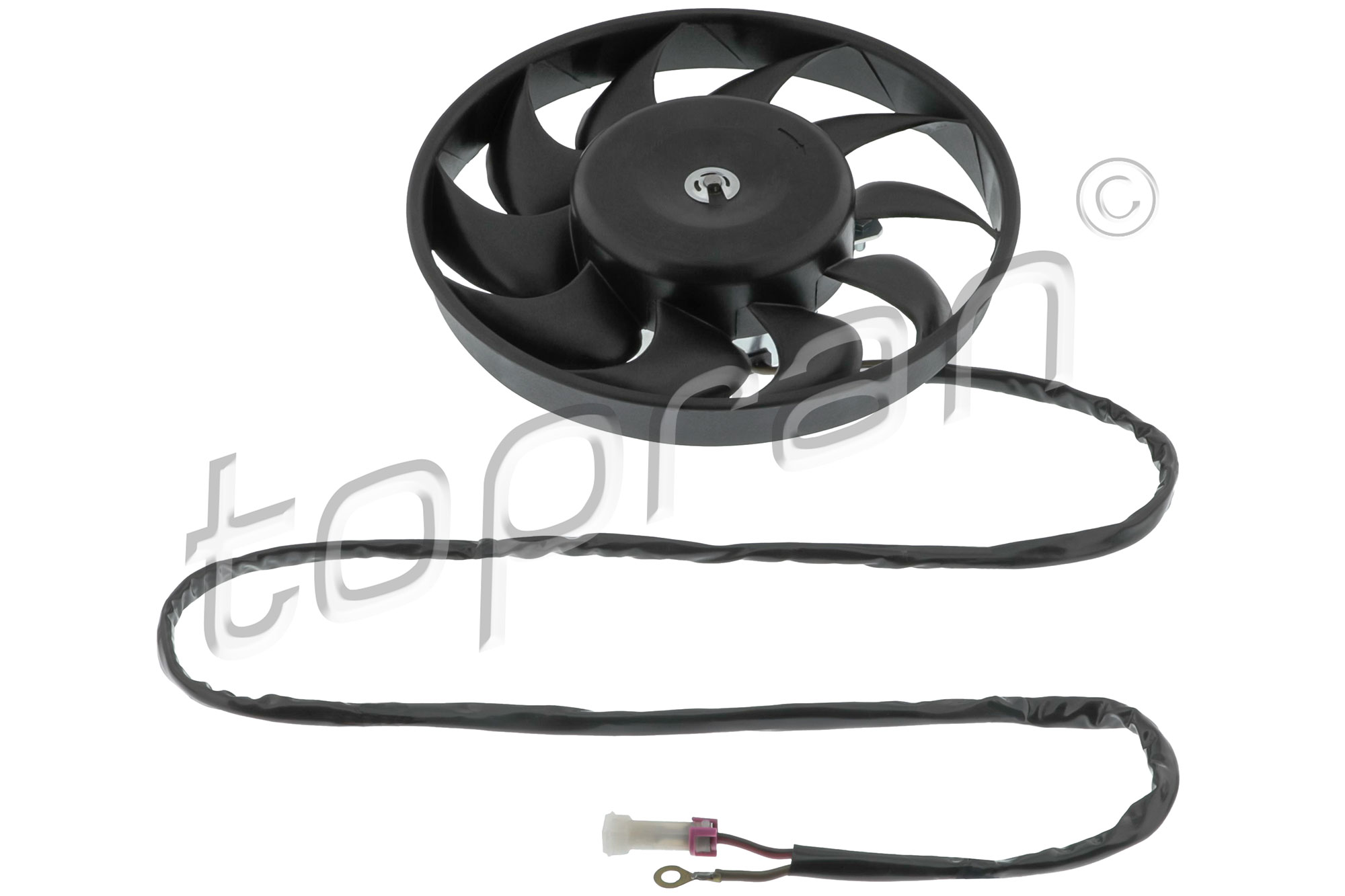 Ventilator, radiator 107 713 TOPRAN
