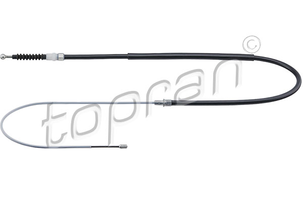 Cablu, frana de parcare 115 122 TOPRAN