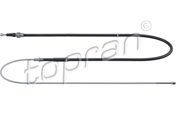 Cablu, frana de parcare 114 844 TOPRAN